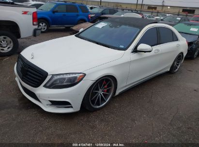 2016 MERCEDES-BENZ S 550 White  gas WDDUG8CBXGA234570 photo #3