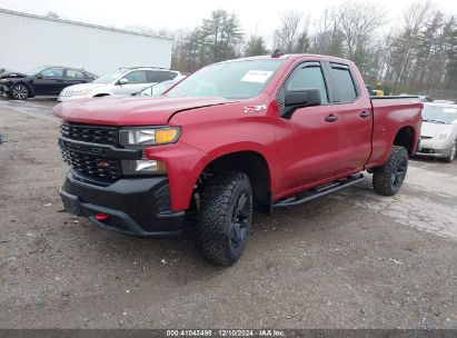 2019 CHEVROLET SILVERADO 1500 CUSTOM TRAIL BOSS Red  Gasoline 1GCRYCEF1KZ338732 photo #3