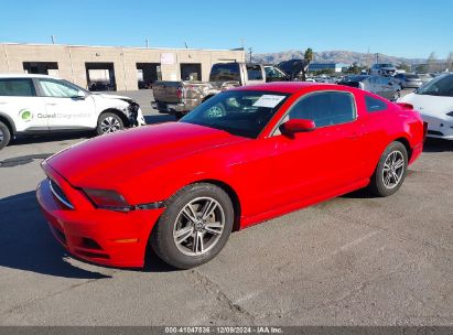 2013 FORD MUSTANG V6 PREMIUM Red  Gasoline 1ZVBP8AMXD5233832 photo #3