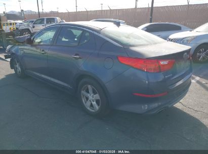 2015 KIA OPTIMA LX Gray  Gasoline KNAGM4A79F5531230 photo #4