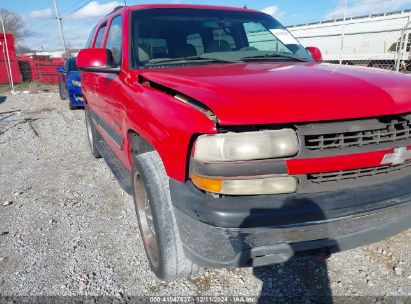 2002 CHEVROLET TAHOE LT Red  Flexible Fuel 1GNEC13Z92R171770 photo #1