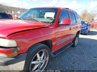 2002 CHEVROLET TAHOE LT Red  Flexible Fuel 1GNEC13Z92R171770 photo #3