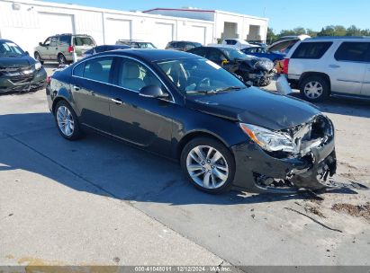 2014 BUICK REGAL TURBO/E-ASSIST PREMIUM I Gray  Gasoline 2G4GN5EX5E9313489 photo #1