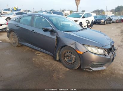 2016 HONDA CIVIC LX Gray  Gasoline 2HGFC2F52GH565874 photo #1