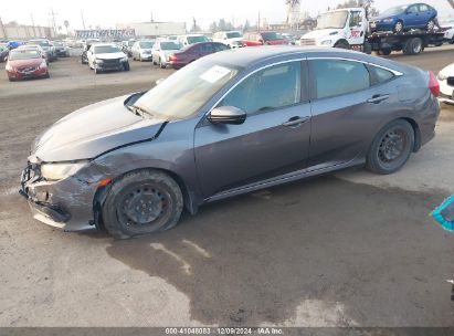 2016 HONDA CIVIC LX Gray  Gasoline 2HGFC2F52GH565874 photo #3