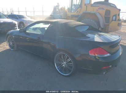 2007 BMW 650I Black  Gasoline WBAEK13507CN80479 photo #4