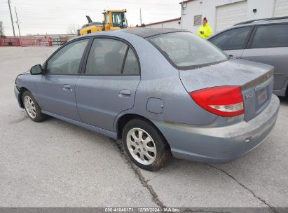 2003 KIA RIO Blue  Gasoline KNADC125336270443 photo #4