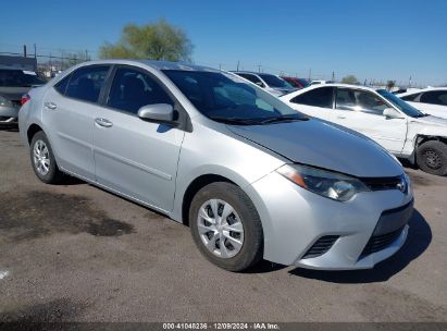 2015 TOYOTA COROLLA L Silver  Gasoline 5YFBURHE4FP254472 photo #1