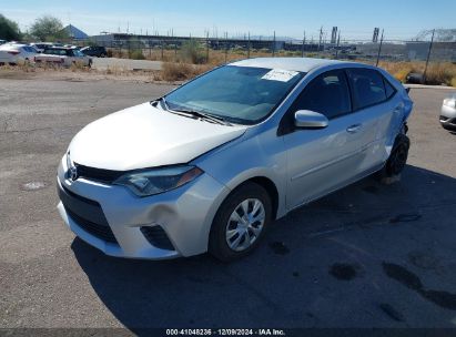 2015 TOYOTA COROLLA L Silver  Gasoline 5YFBURHE4FP254472 photo #3