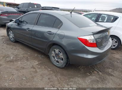 2012 HONDA CIVIC HYBRID Gray  Hybrid JHMFB4F33CS004046 photo #4