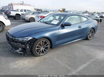 2023 BMW 430I Light Blue  Gasoline WBA53AP09PCM40748 photo #3