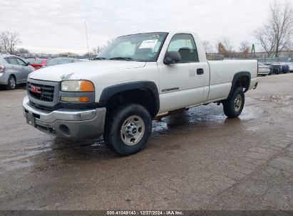 2007 GMC SIERRA 2500HD CLASSIC WORK TRUCK White  Gasoline 1GTHC24U77E120345 photo #3