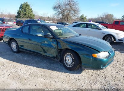 2000 CHEVROLET MONTE CARLO LS Green  Gasoline 2G1WW12EXY9307404 photo #1