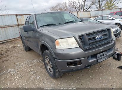 2004 FORD F-150 FX4/LARIAT/XL/XLT Gray  Gasoline 1FTPX14574NB18335 photo #1