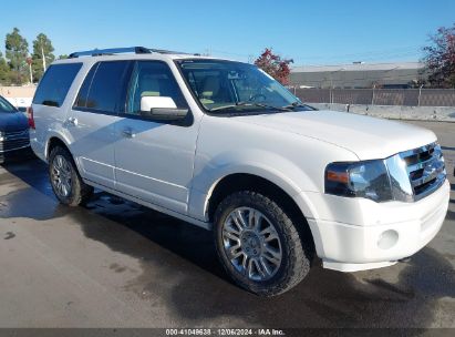 2014 FORD EXPEDITION LIMITED White  Flexible Fuel 1FMJU2A52EEF13223 photo #1