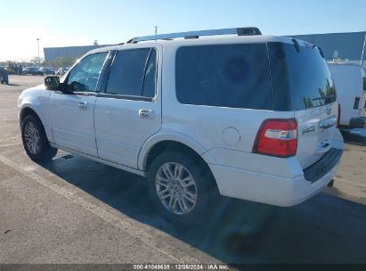 2014 FORD EXPEDITION LIMITED White  Flexible Fuel 1FMJU2A52EEF13223 photo #4