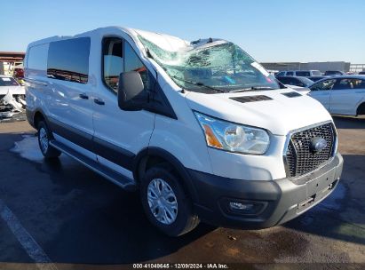 2021 FORD TRANSIT-250 CARGO VAN White  gas 1FTBR1Y85MKA45038 photo #1