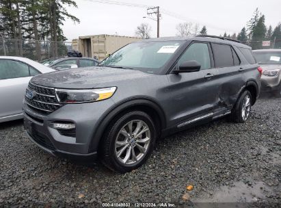 2023 FORD EXPLORER XLT Gray  Gasoline 1FMSK8DH2PGC27947 photo #3