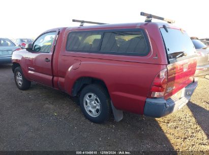 2006 TOYOTA TACOMA Red  Gasoline 5TENX22N66Z214179 photo #4