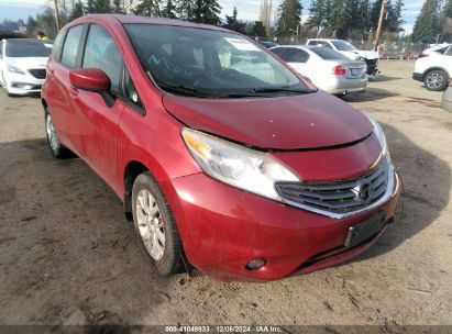 2015 NISSAN VERSA NOTE SV Red  Gasoline 3N1CE2CPXFL434573 photo #1