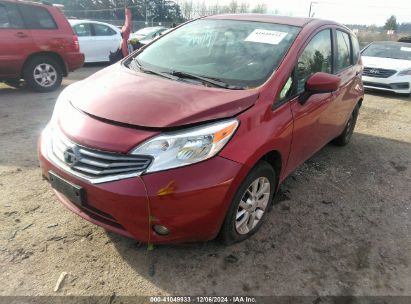 2015 NISSAN VERSA NOTE SV Red  Gasoline 3N1CE2CPXFL434573 photo #3