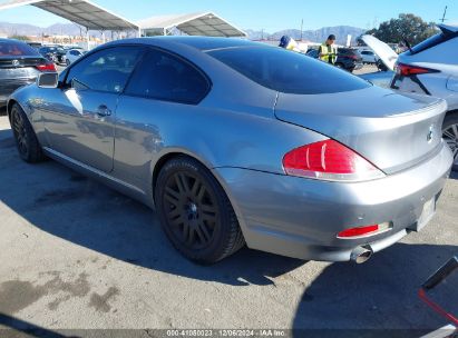 2006 BMW 650I Gray  Gasoline WBAEH13456CR49504 photo #4