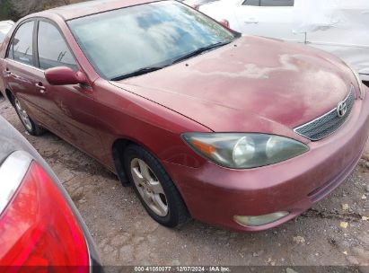 2002 TOYOTA CAMRY SE V6 Maroon  Gasoline 4T1BF32K82U004215 photo #1