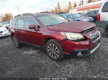 2016 SUBARU OUTBACK 2.5I LIMITED Red  Gasoline 4S4BSAJC6G3297264 photo #1