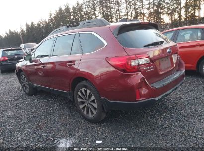 2016 SUBARU OUTBACK 2.5I LIMITED Red  Gasoline 4S4BSAJC6G3297264 photo #4