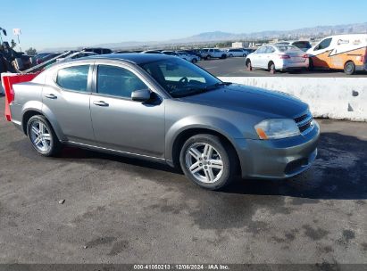 2012 DODGE AVENGER SXT Gray  Gasoline 1C3CDZCB9CN219781 photo #1