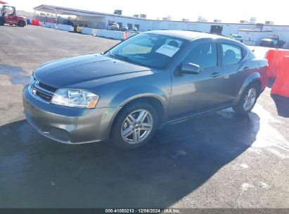 2012 DODGE AVENGER SXT Gray  Gasoline 1C3CDZCB9CN219781 photo #3