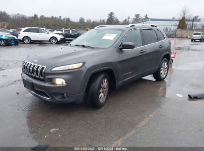 2015 JEEP CHEROKEE LIMITED Gray  Flexible Fuel 1C4PJMDS1FW538551 photo #3