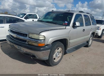 2004 CHEVROLET TAHOE LT Beige  Flexible Fuel 1GNEC13Z54R256818 photo #3