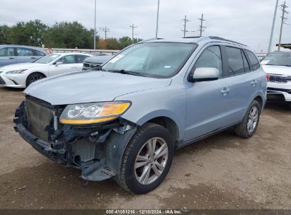 2010 HYUNDAI SANTA FE SE Light Blue  Gasoline 5NMSH4AG4AH367537 photo #3