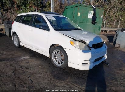 2003 TOYOTA MATRIX XR White  Gasoline 2T1KR32E63C045253 photo #1