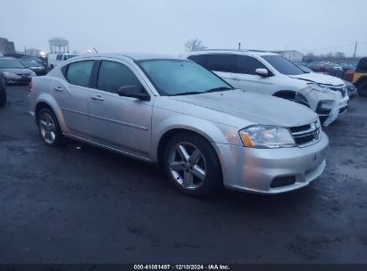 2012 DODGE AVENGER SE Silver  Gasoline 1C3CDZAB0CN237718 photo #1