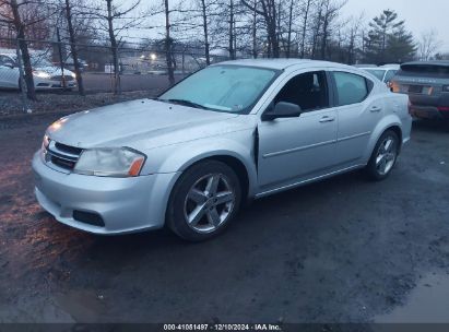 2012 DODGE AVENGER SE Silver  Gasoline 1C3CDZAB0CN237718 photo #3