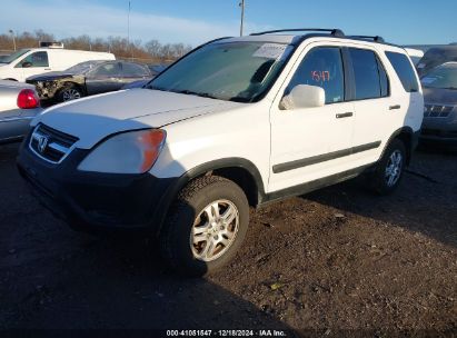 2002 HONDA CR-V EX White  Gasoline JHLRD788X2C017133 photo #3