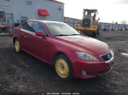 2006 LEXUS IS 250 Red  Gasoline JTHCK262162000077 photo #1