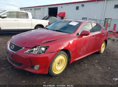 2006 LEXUS IS 250 Red  Gasoline JTHCK262162000077 photo #3