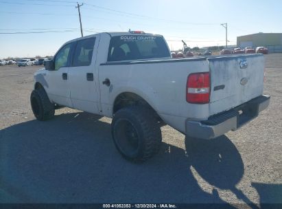 2005 FORD F-150 XLT White  Gasoline 1FTRW12W85KC97897 photo #4