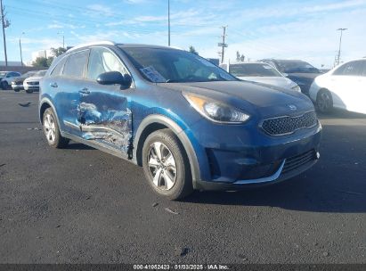 2018 KIA NIRO LX Dark Blue  Hybrid KNDCB3LC9J5211121 photo #1