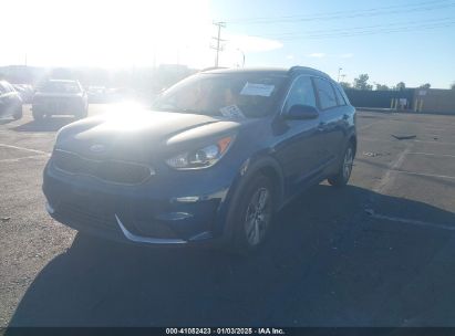 2018 KIA NIRO LX Dark Blue  Hybrid KNDCB3LC9J5211121 photo #3