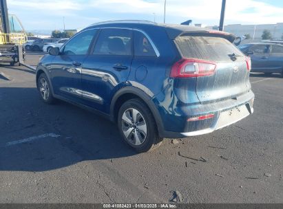 2018 KIA NIRO LX Dark Blue  Hybrid KNDCB3LC9J5211121 photo #4