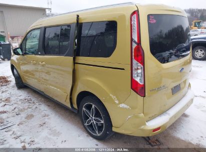 2017 FORD TRANSIT CONNECT TITANIUM Yellow  Gasoline NM0GE9G7XH1313289 photo #4