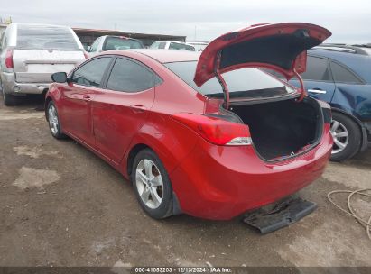 2013 HYUNDAI ELANTRA GLS Red  Gasoline KMHDH4AE3DU756590 photo #4