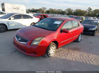 2012 NISSAN SENTRA 2.0 S Red  Gasoline 3N1AB6AP5CL755023 photo #3