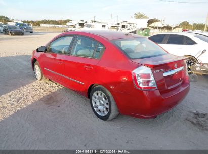 2012 NISSAN SENTRA 2.0 S Red  Gasoline 3N1AB6AP5CL755023 photo #4