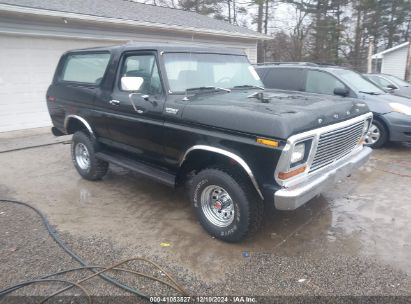 1979 FORD BRONCO Black  Other 000000U15HLED2053 photo #1