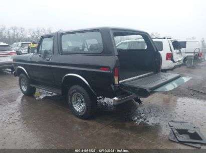 1979 FORD BRONCO Black  Other 000000U15HLED2053 photo #4